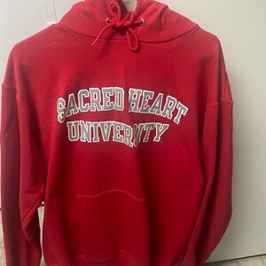 champion Sacred Heart University hoodie unisex size large! perfect condition!